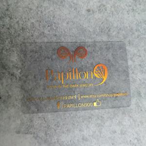 कस्टम उच्च गुणवत्ता मानक holographic पन्नी स्पष्ट पारदर्शी व्यापार कार्ड 4c + 4c सीएमवाईके पैनटोन रंग ऑफसेट प्रिंटिंग - Product Image 4