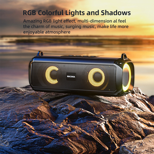 Powerful Subwoofer 10W TWS Wireless <strong>Bluetooth</strong> <strong>Speaker</strong> With RGB Light <strong>Portable</strong> Lanyard Rechargeable <strong>Speaker</strong> - Product Image 2