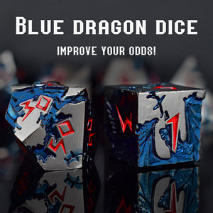 7pcs Gunmetal rồng yếu tố kim loại Xúc xắc thiết lập với số màu đỏ | xúc xắc RPG nặng cho ngục tối & rồng | Nhà cung cấp tùy chỉnh OEM - Product Image 4