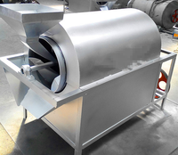 Machine à torréfier les noix commerciale électrique à tambour rotatif, modèle 300, 150 kg/h, pour arachides, sésame, amandes, noix de cajou, graines de soja et céréales