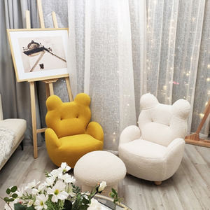 <span class=keywords><strong>Fauteuil</strong></span> de loisirs pour bébé en velours personnalisé, petit <span class=keywords><strong>ours</strong></span> nordique moderne, chambre à coucher, mini canapé en peluche pour enfants, chaise d'apprentissage, meubles pour enfants - Product Image 2