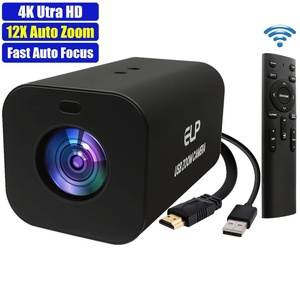Elp 12X cơ giới Zoom 4k webcam với điều khiển từ xa bằng tay/Tự động lấy nét HDMI USB 3.0 1080p 60fps live streaming video USB máy ảnh - Product Image 1