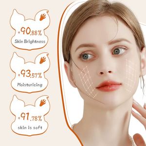 Mascarilla Facial SADOER al por Mayor para el Cuidado de la Piel, con Extracto de <span class=keywords><strong>Ardilla</strong></span> y Naranja, Nutre, Repara, Hidrata Profundamente, Ilumina la Piel, Mascarilla de Belleza - Product Image 5