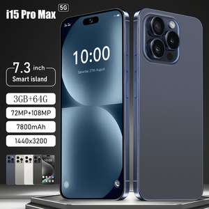Điện thoại 15 Pro Max mới 100%, giao hàng nhanh, màn hình 6.8 inch, điện thoại di động 15 Pro Max mới, mở khóa, 4G 5G, hai <span class=keywords><strong>sim</strong></span>, 8GB+512GB, có logo - Product Image 3