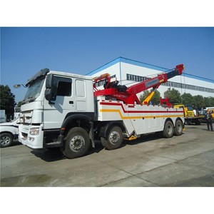 Grúa de Remolque Pesada HOWO de 50 Toneladas, Camión de Remolque 8x4 con Grúa Giratoria, en Venta - Product Image 4