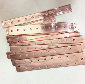 Bandes de barres conductrices en <span class=keywords><strong>cuivre</strong></span> pur Tubes thermorétractables nickelés Barres isolantes carrées-Traitement de flexion d'alimentation - Product Image 2