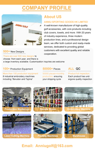 Couvre-chef de club de golf en cuir PU imperméable Couvre-chef en fer magnétique pour golfeurs - Product Image 6