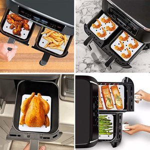 Accessoires pour friteuse à air - Ensemble de grille pour friteuse à air, grille à double couche multifonction avec brochettes / bâtonnets de <span class=keywords><strong>barbecue</strong></span> - Product Image 6