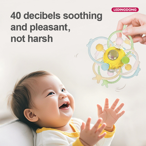 Venta directa de fábrica Bebé Montessori Juguetes sensoriales Bebé Dentición Masticar Juguete Recién nacido Pequeña Bola de <span class=keywords><strong>mordedor</strong></span> de silicona - Product Image 4