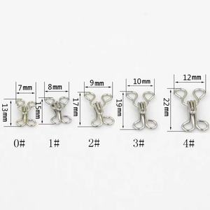 Crochet <span class=keywords><strong>à</strong></span> ressort avec œillet et crochet pour vêtements, <span class=keywords><strong>robe</strong></span>, soutien-gorge, crochet et œillet automatique pour machine <span class=keywords><strong>à</strong></span> coudre <span class=keywords><strong>à</strong></span> ruban - Product Image 3