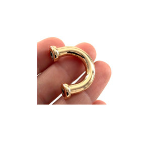Accessori Fai-da-te per Borse: Fibbie Laterali a <span class=keywords><strong>Ponte</strong></span> ad Arco da 17mm, Anelli a D in Lega di Zinco Argento, Chiusure per Cinghie e Borse - Product Image 6