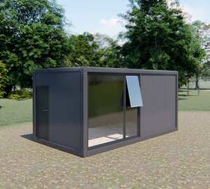 TOPPRE Maison légère à ossature en acier Maison conteneur 3 chambres Appartement détachable Maisons villa préfabriquées Bureau conteneur 20 pieds - Product Image 4