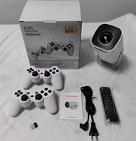 Mini Proyector WIFI Portátil HY300 Pro, 720p Máx. 4K HD, Android 1080P, Cine en Casa, Lámpara LED, Controlador de Proyección para Juegos