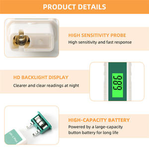 Pro Digital <span class=keywords><strong>PH</strong></span> Meter Testeur de température Décoloration Rétro-éclairage pour la <span class=keywords><strong>piscine</strong></span> hydroponique d'eau potable sans ATC - Product Image 5