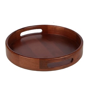 New Arrival Handcrafted Round Dish Saucer Plate Vintage Design <b>PC</b> Serving Tray for Kitchen Dining <b>Table</b> Multipurpose Use - Product Image 1