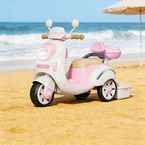 Motocicleta Eléctrica para Niños de 12v y 3 Ruedas, Motocicleta Eléctrica para Niños con Batería de 3 Ruedas para Niños y Niñas, Regalo para Interiores y Exteriores - Product Image 2