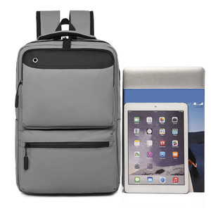 Custom Stylish Men's <b>Nylon</b> Laptop <b>Backpack</b> Multi-functional Usb Charging Waterproof School Travel Business Casual Smart <b>Backpack</b> - Product Image 2