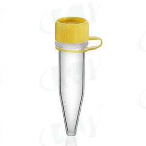 Tubes à centrifuger de haute qualité de 50 ml avec bouchon à vis, fournitures de laboratoire jetables, bouchon bleu, stérile, en PP - Product Image 1