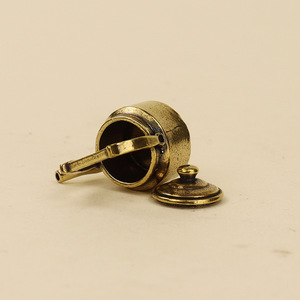 Bouilloire à thé en laiton de style ethnique, théière vintage en laiton, pot à eau fait main pour la cuisine, la salle à manger et la décoration de la maison - Product Image 5