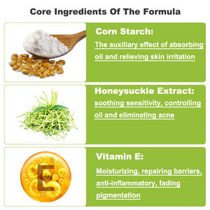 DESA детская пудра безопасная и нежная порошок кукурузного крахмала для детского Колючего теплового порошка от производителей с алоэ и витамином - Product Image 5