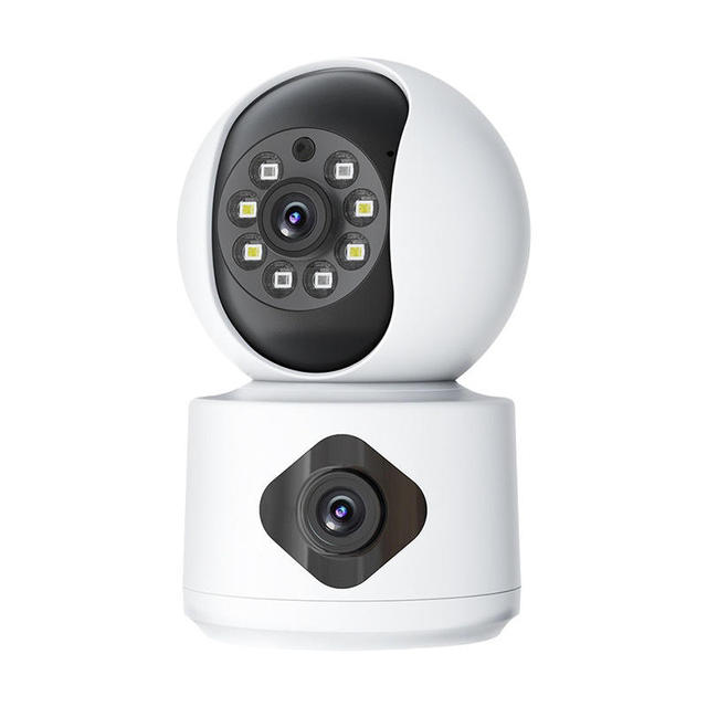 3MP WiFi Mini IP Dome Security Camera CMOS 180 Wide Angle IP66 2-Way Audio H.265 Cloud PTZ Night Vision Memory Card Ceiling