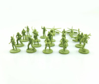 Benutzer definierte PVC-Harz-Miniaturen Kriegsspiel Kleine Action figuren Schwert kunst Online-Plastik figuren aus ABS-Material