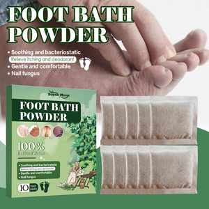 Poudre de massage des pieds à base d'herbes chinoises, poudre de bain de pieds à l'armoise, sachet de poudre apaisant pour soulager <span class=keywords><strong>les</strong></span> démangeaisons et <span class=keywords><strong>les</strong></span> mycoses des ongles - Product Image 2