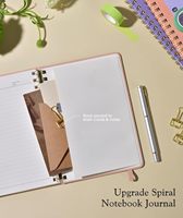 Carnet de planification et journal de manifestation personnalisé avec logo, échantillon gratuit, reliure spirale, couverture en PP, idéal pour un cadeau