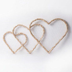 Hand Woven Heart Shaped <b>Photo</b> <b>Frame</b> With Wire Mesh For Home Decor Wall Hanging Living Room Valentine'S Day Decoration - Product Image 4