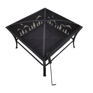 Yoho Portable Bonfire Fire Pit for Outdoor Activities for Camping and Backyard <b>Wood</b> <b>Burning</b> Includes Poker Accessory - Product Image 1