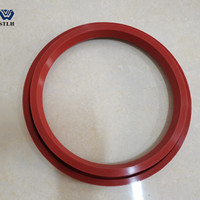 DN80 DN200 Bague d'étanchéité de soupape dôme en silicone résistant aux hautes températures FKM Caoutchouc Acier Matériel Applications mécaniques industrielles