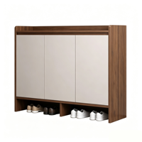 Meuble de rangement mural portable et moderne pour chaussures, étanche, grande capacité, multi-niveaux, console d'entrée pour la maison