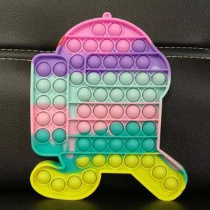 Outil anti-stress en silicone Rainbow Press-and-Play, clavier et tapis de pression pour les doigts, pour l'élimination des tensions liées à la souris, adapté aux 4-15 ans, améliore la concentration - Product Image 4