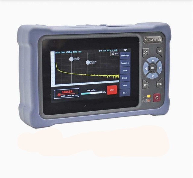 12 Functions Otdr Fiber Optic Tester Equipment Live test Reflectometer OTDR with VFL OLS OPM