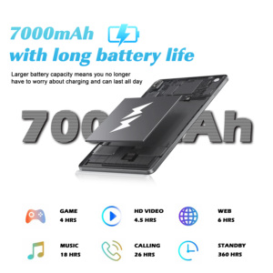 Usine OEM expédition rapide WIFI 4G Dual Sim 10 pouces tablette professionnelle 8 Go de RAM 256 Go Android 13 tablette pour adulte - Product Image 6