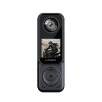 Cámara de Acción Portátil Q1 con Pantalla IPS de 1.5 Pulgadas, Lente Gran Angular de 130 Grados, Grabación Frontal y Trasera en 4K, Batería de Gran Capacidad, Tarjeta de Memoria Opcional