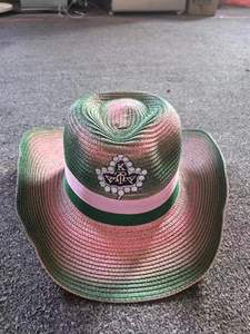 Custom Patch Design Embroidery <strong>Vintage</strong> Printed Pink Cowboy <strong>Hat</strong> Cowgirl <strong>Hat</strong> for Summer Fashion Beach Sun Dress