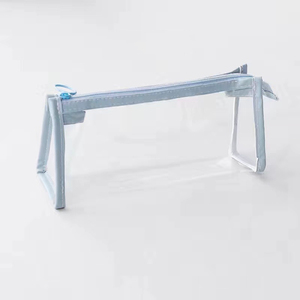 Customized logo PVC <strong>Zip</strong> Beauty case clear Makeup <strong>Pouch</strong> Transparent Travel Kit Cosmetic Bag - Product Image 2