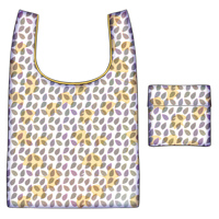 Sac à main pliable personnalisé sac fourre-tout motif poisson rouge jaune sacs à provisions réutilisables pliables pour écologique