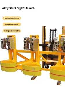 JU-LIFT DG Model Zware uitvoering dubbele trommelklem heftruck adelaarsbek-emmer grijper losser vatgreep - Product Image 2