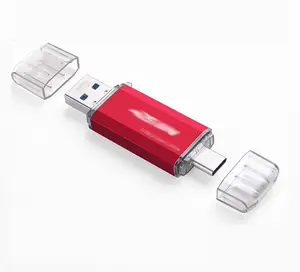 Customized Phone OTG USB Flash Pen Drives with Type C and Micro connector for mobiles tablet