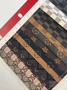 Горячая Распродажа, популярная синтетическая кожа из ПВХ смолы для украшения мешков, поделок - Product Image 3