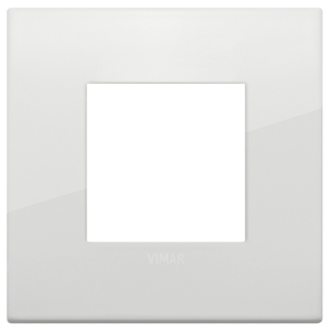 Vimar Wall <b>Switch</b> Plate 9.6 Cm Square White Classic Design - Product Image 1