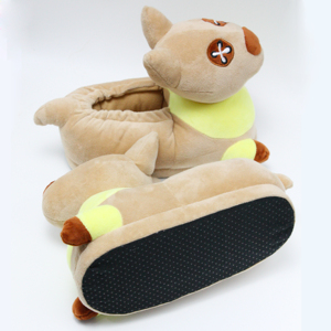 Thời trang Dép trong nhà unisex ngu ngốc dễ thương Chó <span class=keywords><strong>Pug</strong></span> mờ động vật sang trọng dép - Product Image 5