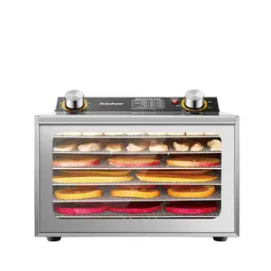 Beste Prijs 6 Trays Knop Fruit Groenten Voedsel Dehydrator