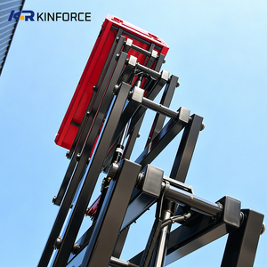 Plataforma Elevadora Hidráulica Autopropulsada <span class=keywords><strong>Wemet</strong></span> de 4m, 6m, 8m, 10m, 12m, 14m, Plataforma de Trabajo Aérea, Elevador de Tijera Móvil Eléctrico - Product Image 3