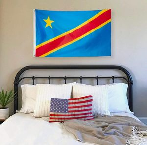 Venta al por mayor nuevo 3x5 pies República Democrática del <span class=keywords><strong>Congo</strong></span> 100% poliéster dos lados impreso bandera Banner - Product Image 6