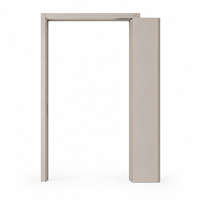 Porte intérieure pliante à 180 degrés la plus vendue, moderne, finition PET, porte composite pour chambre à coucher, salon et petit appartement