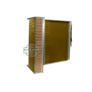 Raffreddatore d'aria di superficie dello scambiatore di calore dell'aletta di alluminio del tubo di rame utilizzato per i prodotti HVAC come la cortina d'aria delle unità di condizionamento dell'aria