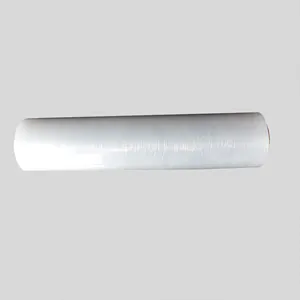 Película de embalaje de 15-50 micras, máquina de película elástica LLDPE, uso automático, envoltura de palés, envoltura retráctil